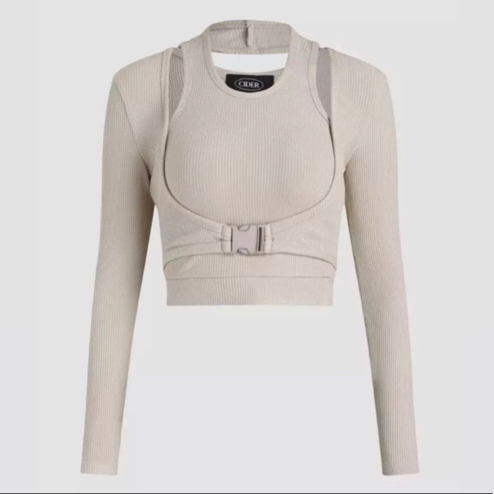 CIDER ❀ buckle top